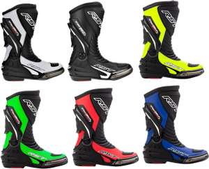 Botas de moto RST TRACTECH EVO 3 deportivas. Negras, o rojas, o verdes, o amarillas o blancas.