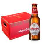 Alhambra Tradicional, Pack de 24 Botellas x 25cl, Cerveza Lager Suave y Amargor Bajo, 4.6% Alcohol