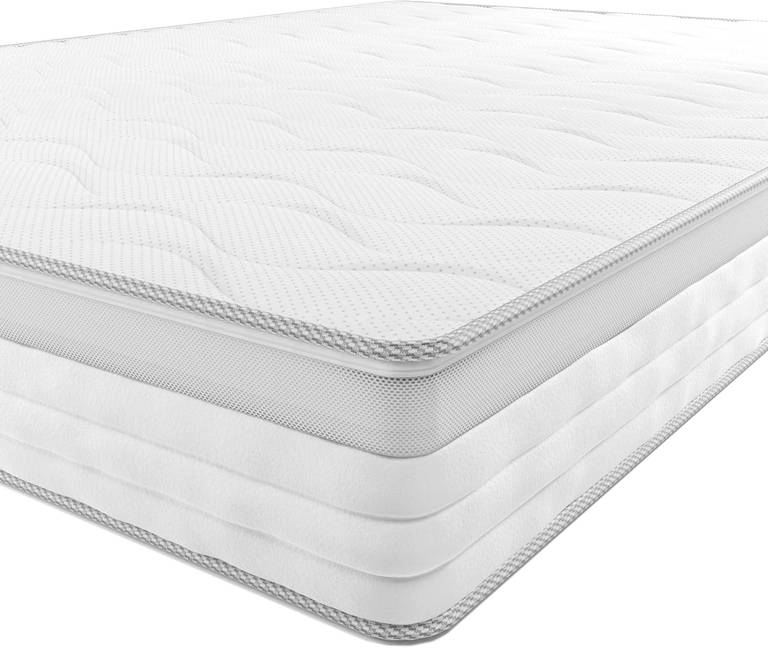 Colchón de muelles ensacados Amazon Basics (80x190cm) – 7 zonas de confort y viscoelástica