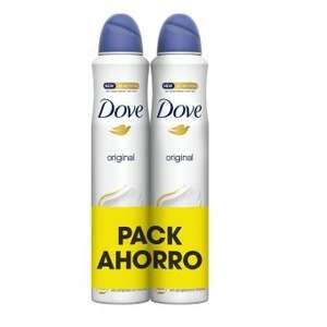 2x2 Desodorante en spray antitranspirante 48h 0% Alcohol Original Dove