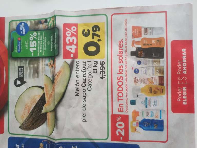 Carrefour. 6 latas Mahou sin filtrar gratis (acumula en cheque ahorro) + folleto finde