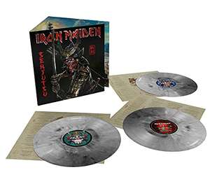 Iron Maiden - Senjutsu (Triple Vinilo Color Plata Y Negro) Edición Exclusiva Amazon