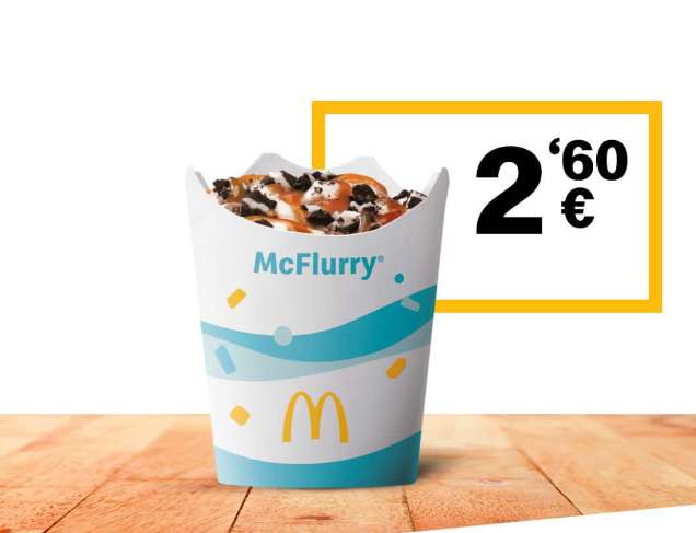 McFlurry por 2.6€