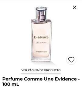 Eau de parfum comme une Évidence Yves Rocher 100ml + regalo gratis