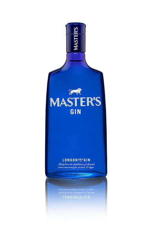 Master's Gin, Ginebra London Dry de 5 botánicos, Botella 700 ml