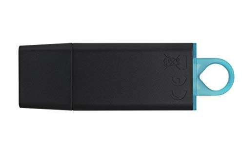 Kingston DataTraveler Exodia - Unidad Flash USB 3.2, 64GB, Gen 1, con capuchón protector y llavero