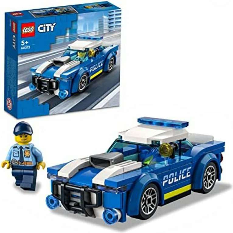 Coche policía LEGO y extras ladrones