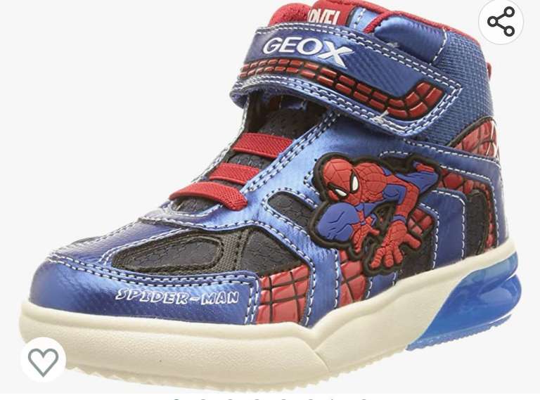 Zapatillas para niños GEOX Spiderman con luces (Varias tallas)