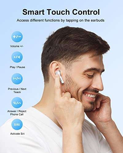 Mini Auriculares Inalámbricos Deportivos Bluetooth 5.0