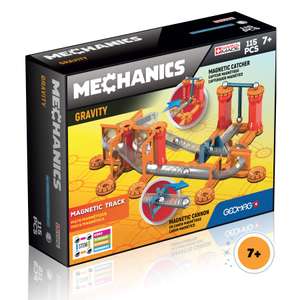 MECHANICS Gravity 115 Piezas - Circuito de Construcción Magnética para Niños a partir de 7 Años