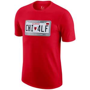 Camiseta Nike License Plate de los Chicago Bulls - Rojo - Hombres