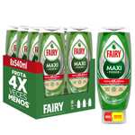 Fairy Maxi Poder Lavavajillas Liquido a Mano, 4.3 L (8 x 540 ml), Con Poder Antigrasa