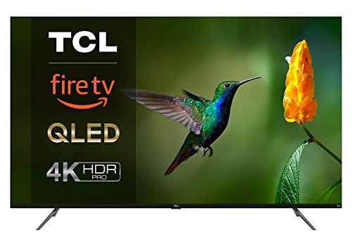 TCL 50CF630 (50 ")QLED Fire TV (4K Ultra HD, HDR 10+, Dolby Vision & Atmos, Smart TV, Game Master, 60Hz, Press & Ask Alexa, 55" por 399€