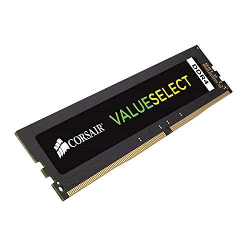 CORSAIR Value Select - Kit de Memoria 32GB (1 x 32GB) DDR4 2666MHz C18 1.2V, Negro