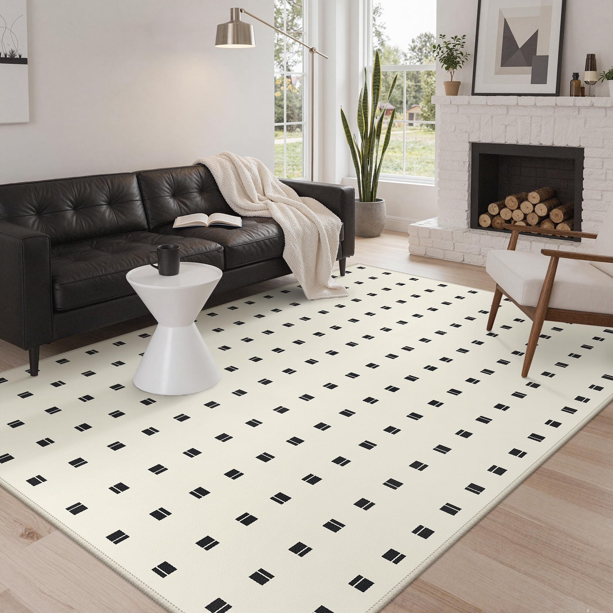 GENIMO Alfombra Grande 160x230cm Antideslizante para Hogar