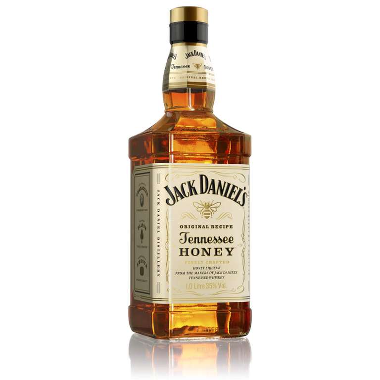1 Litro Jack Daniel's Honey Whiskey, Combina Jack Daniel’s Tennessee Whiskey y un Toque de Miel, Sabor Caramelo