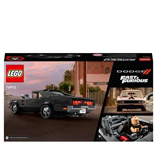 LEGO 76912 Speed Champions Fast & Furious 1970 Dodge Charger R/T, Maqueta de Coche para Construir con Mini Figura Dominic Toretto