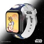 Star Wars – Correa para reloj inteligente Droids – Licencia oficial, compatible con Apple Watch 38/40/41 mm y 42/44/45 mm, así como Samsung