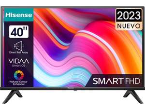 TV 40" Hisense 40A4K Smart TV Full HD, Natural Colour Enhancer, DTS Virtual X, Alto Contraste, Modo Juego, (2023) Amazon iguala (199,99€)