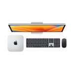Apple Mac mini (2023) MMFJ3Y/A, Chip M2, CPU de 8 núcleos, GPU de 10 núcleos, 8GB de RAM, 256GB de SSD, 10 Gigabit Ethernet, Plata