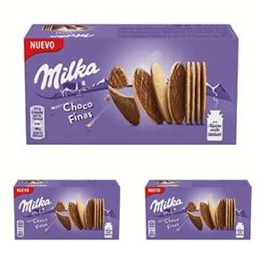 3x Milka Choco Finas Galletas con Chocolate con Leche de los Alpes 126g. 1'11€/ud