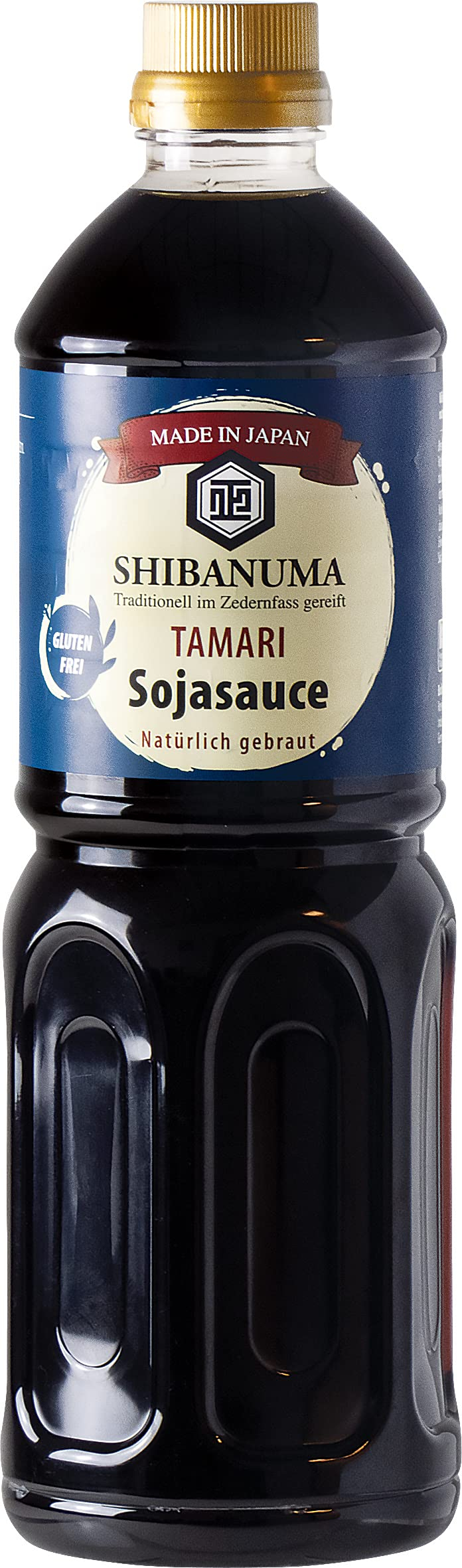 Shibanuma Salsa de soja tamari sin gluten (Tamari Shoyu) 1 Litro