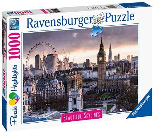 Ravensburger Puzzle 1000 Piezas, Puzzle Londres, Colección Beautiful Skylines