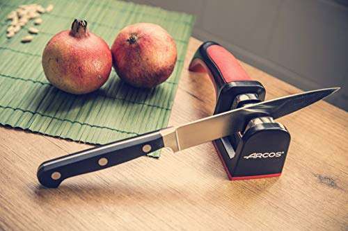 Título: ¡Consigue filos perfectos con el afilador de cuchillos de mano Arcos por solo 11.48€ !