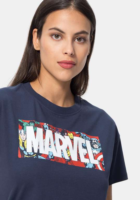 Camiseta manga corta Marvel Mujer