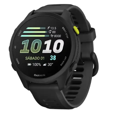 Reloj Deportivo Smartwatch Garmin Forerunner 70 - 2026 (Táctil 1.2" AMOLED | Autonomía Hasta 13 Días | GPS & Pulsómetro | 5 ATM | Negro)