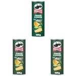Pringles Cheese & Onion 185g (Paquete de 3)