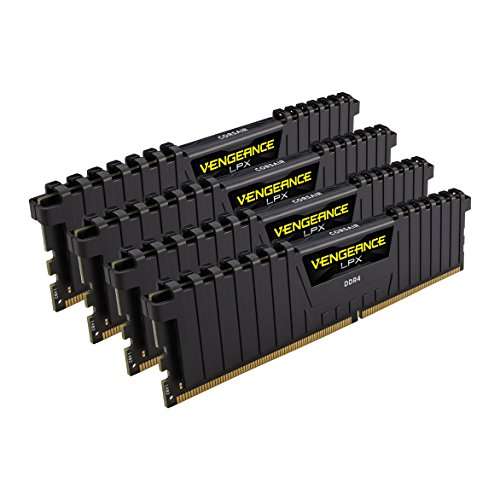 Corsair Vengeance LPX - Memoria interna de 64 GB (4 x 16 GB), DDR4, color Negro