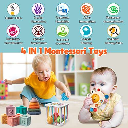 Juguetes Montessori 4 en 1