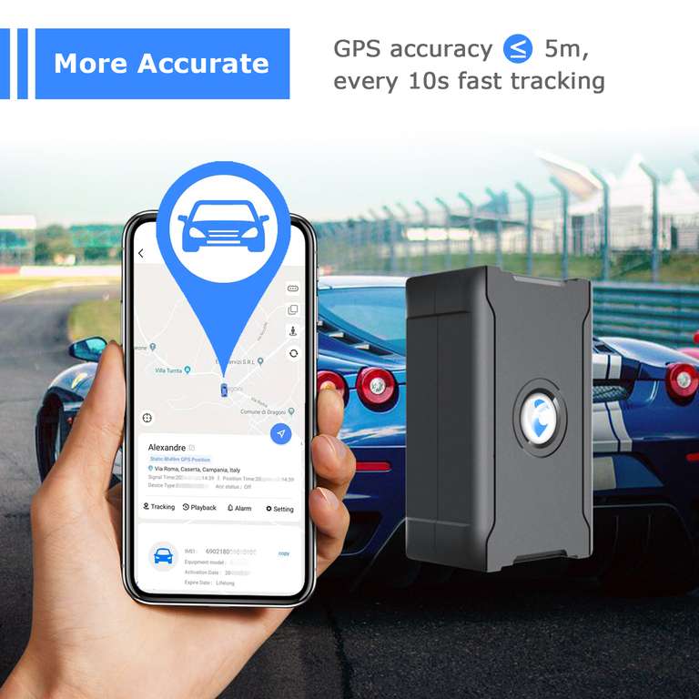Rastreador GPS de precisión de 5 m