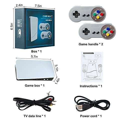 Mini Consola De Juegos retro Clásica Incorporada 300 Juegos AV incorporada Plug & Play TV Game Box Con 2 Joysticks