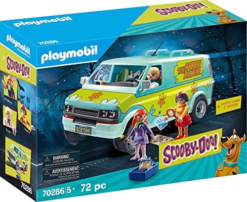Playmobil Scooby-Doo La Máquina Del Misterio Con Efectos De Luz, A Partir De 4 Años (70286) + Scooby-Doo!