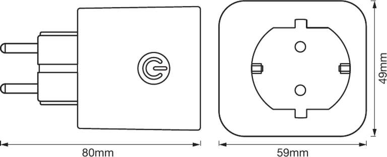 Enchufe Inteligente WiFi con Alexa y Google Assistant LEDVANCE