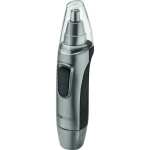 Clatronic NE 3595 - Maquina Cortapelos para nariz y orejas, cuchilla acero inoxidable 360º, luz para un uso fácil