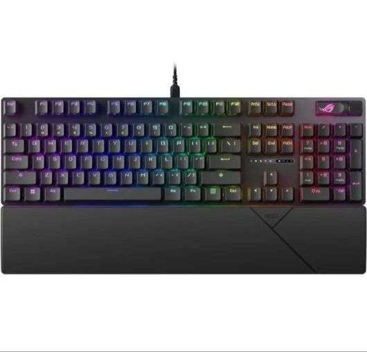 ASUS ROG Strix Scope II RX - Teclado Mecánico Gaming Rx Red QWERTY Español Negro