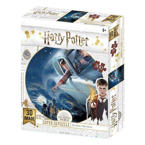 PRIME 3D Puzzle lenticular Harry Potter y Ron en el Ford An