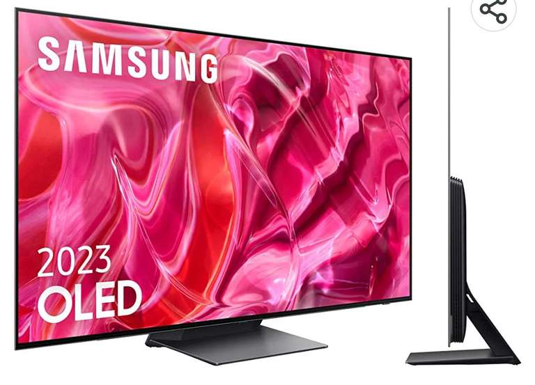 Samsung TV OLED 2023 55S93C - Smart TV de 55" OLED Quantum HDR, Procesador Quantum 4K con IA, Dolby Atmos y Motion Xcelerator Turbo+