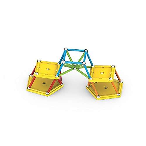 GEOMAG - SUPERCOLOR 60 Piezas - 100% Plástico Reciclado - Construcciones Magnéticas - Juguetes para Niños 3 Años. Más Modelos en Descripción
