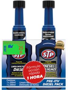 STP - Pack PRE-ITV diésel - Limpia inyectores diésel + Antihumos diésel