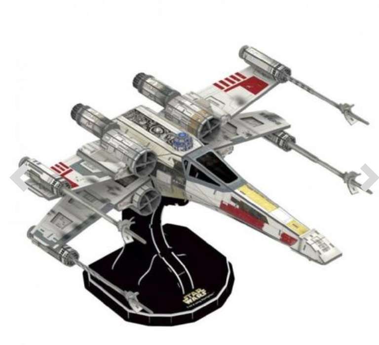 Star Wars - Puzzle 3D caza estelar X-Wing T-65 [Recogida gratis en tienda]