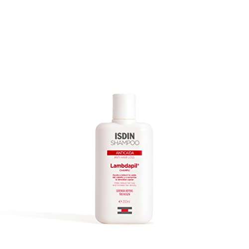 ISDIN Shampoo Lambdapil Anticaída, Ayuda a reducir la caída del cabello y a aumentar la densidad capilar