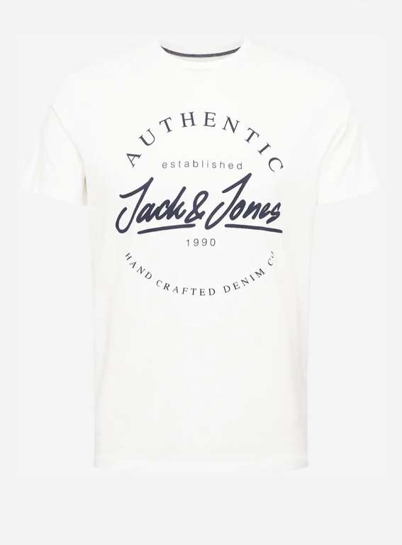Camiseta 'DUSTY' JACK & JONES en Blanco