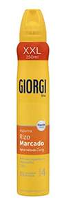 2 x 1. Giorgi Line - Espuma Rizo Marcado 24h, Anti Encrespamiento e Hidratación, 0% Siliconas y Alcohol, Fijación 4 - 250 ml