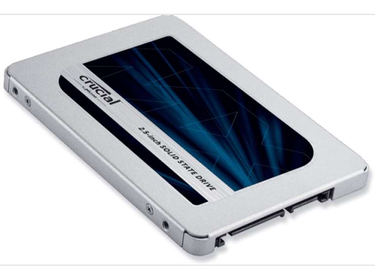 Disco duro SSD de 2 TB - Crucial MX500, 2.5", Velocidad lectura 560 MBs, Velocidad escritura 510 MBs
