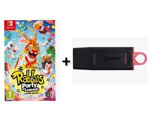 (PACK juego + USB 256GB) Juego para Nintendo Switch Rabbids: Party of Legends + Kingston DataTraveler Exodia 256GB USB