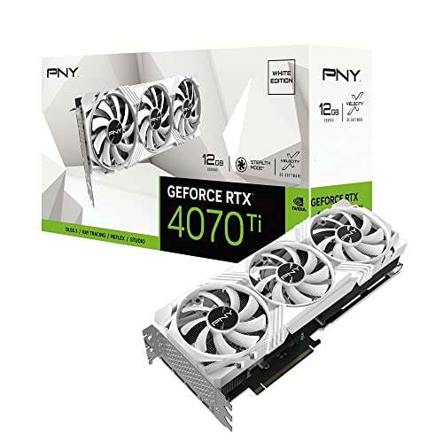 PNY GeForce RTX 4070 Ti VERTO White Edition 12GB